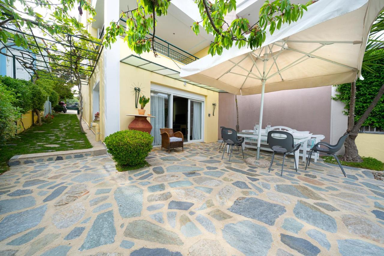 Sea Path Apartment Palaiontsiflikion Bagian luar foto